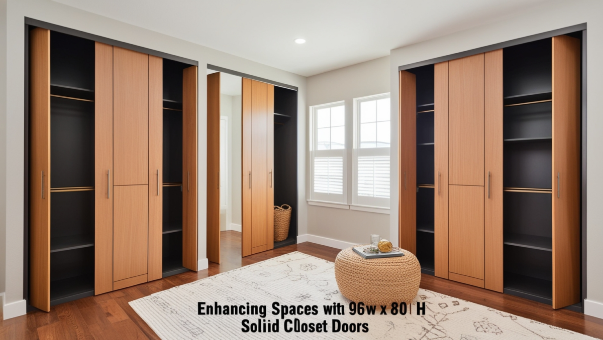 96w x 80 h Solid Closet Doors