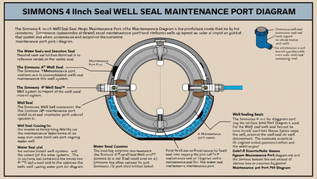 Simmons 4 Inch Well Seal Maintenance Port Diagram