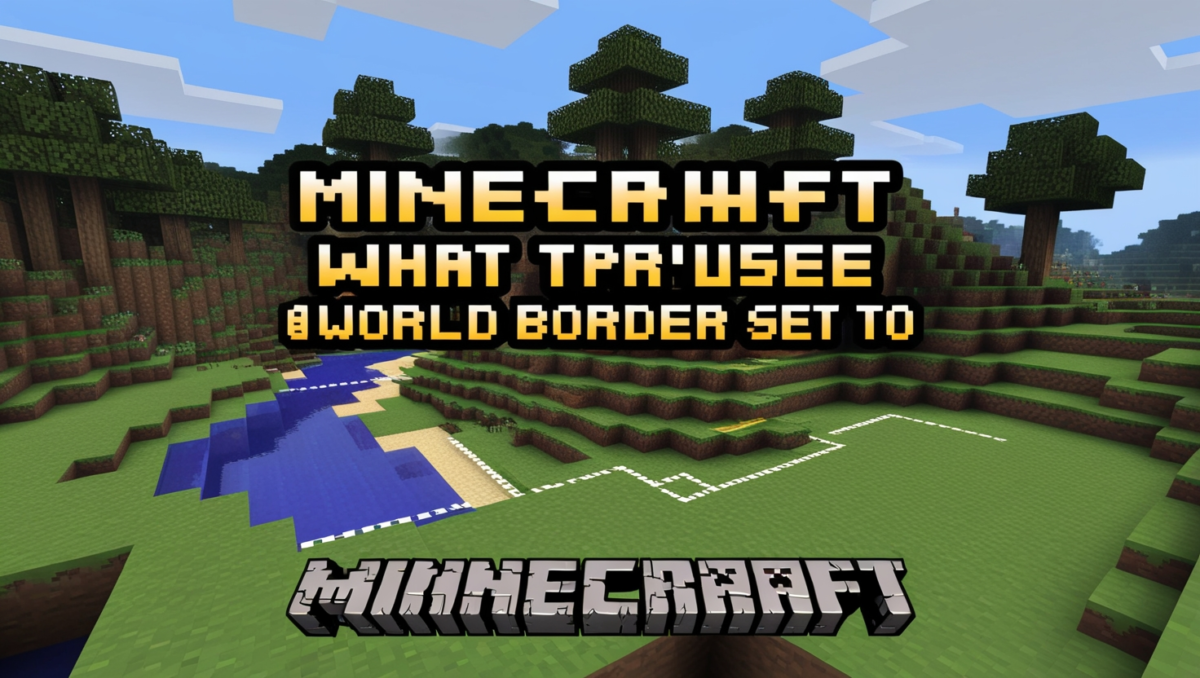 Minecraft How Trosee What World Border Is Set To