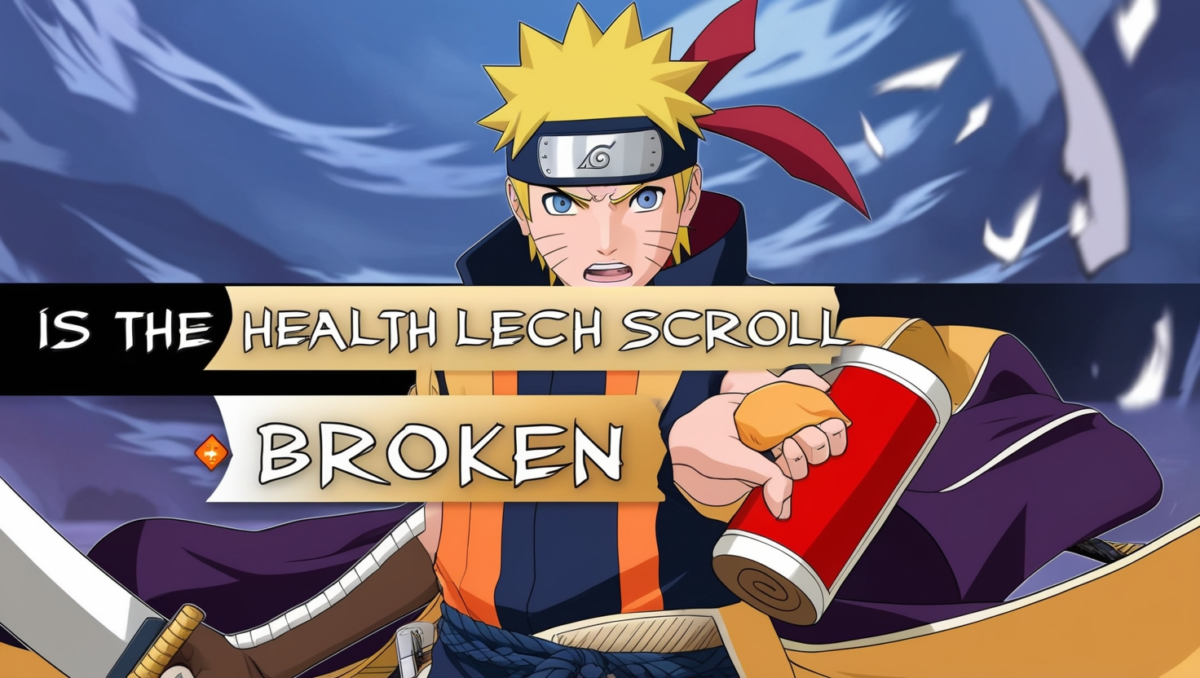 the Health Leech Scroll is Broken Rise of the Ninja Naruto