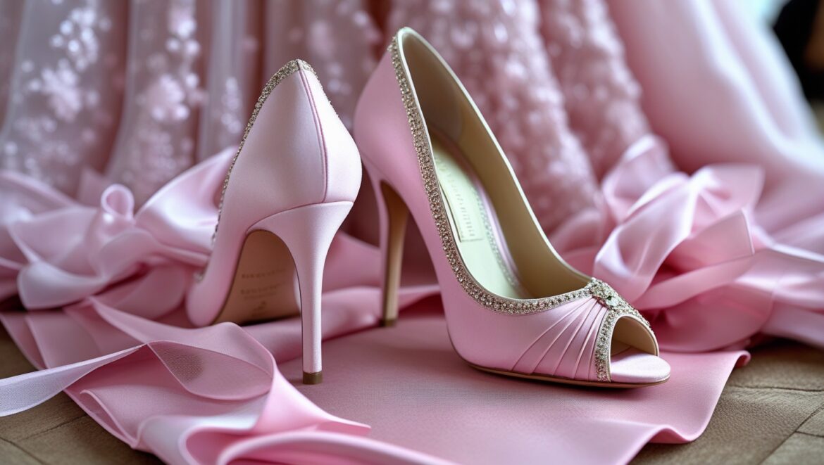 Women's Light Pink Heels for a Royal Ball