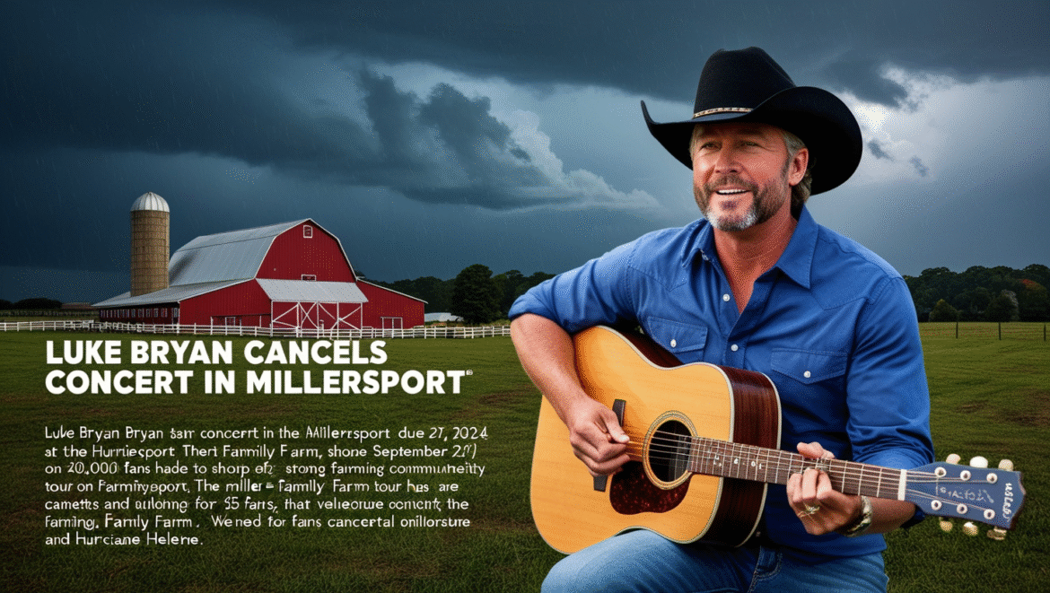 Luke Bryan Cancels Concert in Millersport Due to Weather