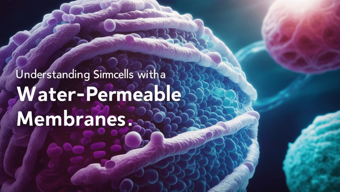 A Simcell With a Water Permeable Membranes