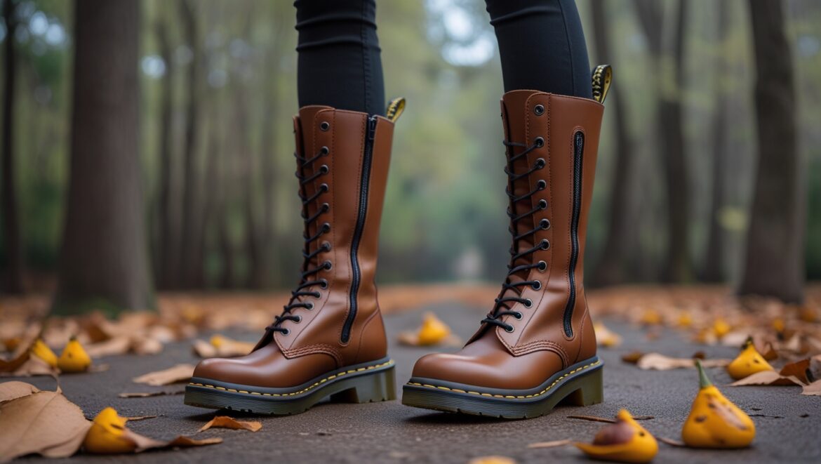 Kasey Virginia Leather Tall Heeled Boots
