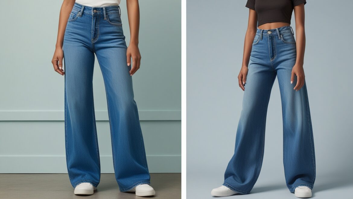 Dreamy Drape Baggy Wide Leg Jeans